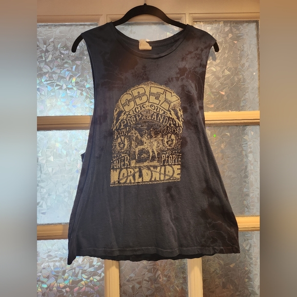 Obey Tops - OBEY Tie Dye Muscle Tank